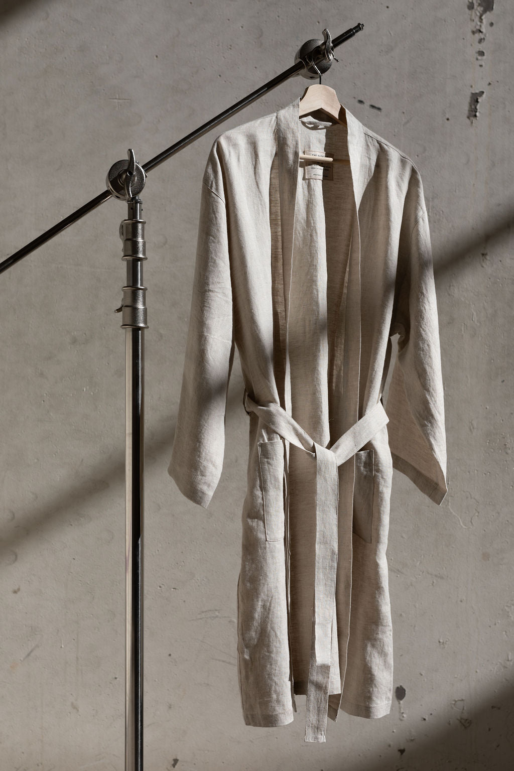 Linen Robe, Oatmeal