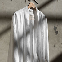 Linen Robe, White