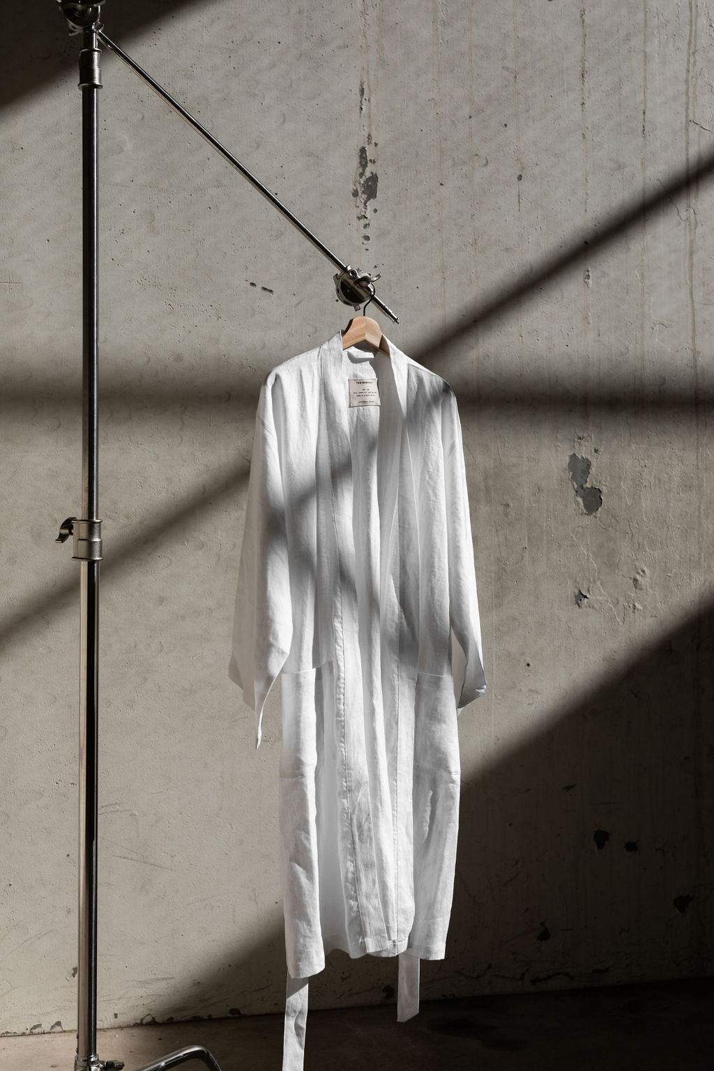 Linen Robe, White